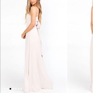 Show me your mumu Lauren tie maxi! - show me the ring crisp! Size small